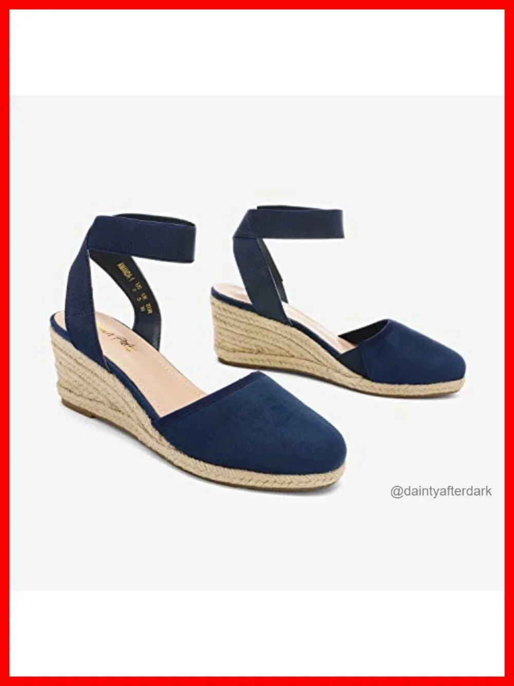 Wedge Sandals for Women Ankle Strap Espadrilles